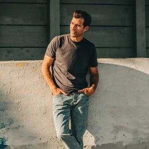 NWOT The Cotton Hemp Tee in Charcoal - 44 XL